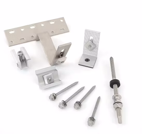 Systèmes de panneaux de toit Tuile montée Ballasté Support de carport de montage PV en gros Énergie sur le toit Système de montage solaire sur poteau domestique