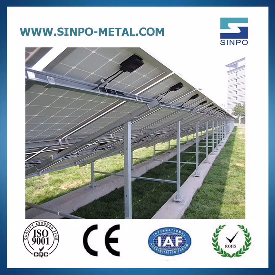 High Quality Pile Ground Solar Racking System PV Panel Mounting Stand