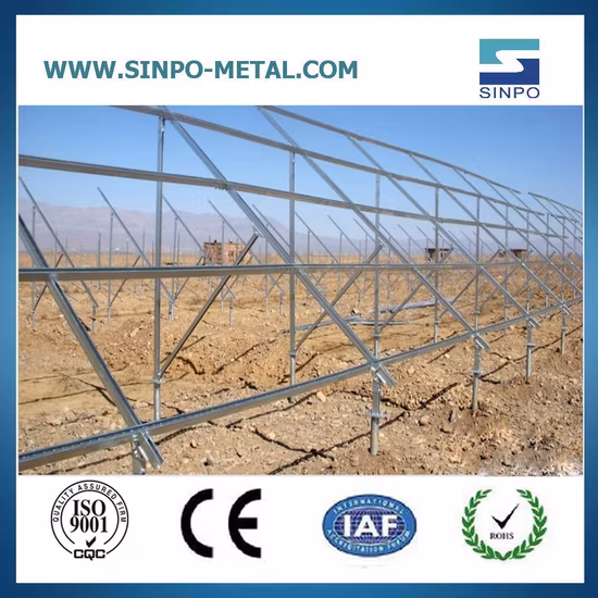 High Quality Pile Ground Solar Racking System PV Panel Mounting Stand