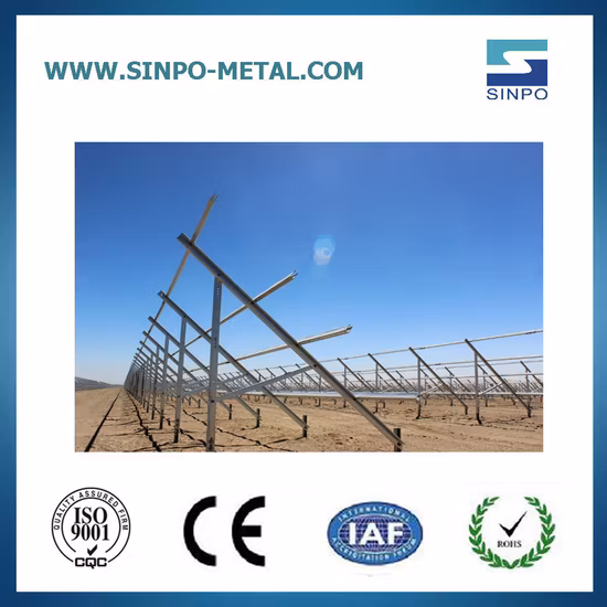 High Quality Pile Ground Solar Racking System PV Panel Mounting Stand