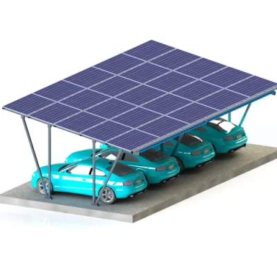 Installation du système de montage de carport solaire en aluminium galvanisé par support de panneau solaire de support de picovolte
