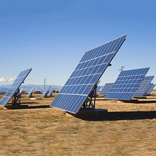 Système de montage solaire à double axe de suivi solaire 10kw