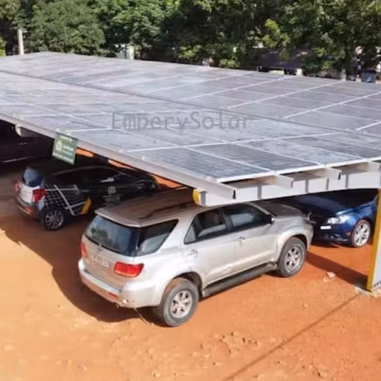 Onduleur 150kw hors réseau Système d'énergie solaire photovoltaïque hybride 40 Kw 30kw 40kw 50kw 60kw 100kw Système solaire complet de 20kw Carport Parking System